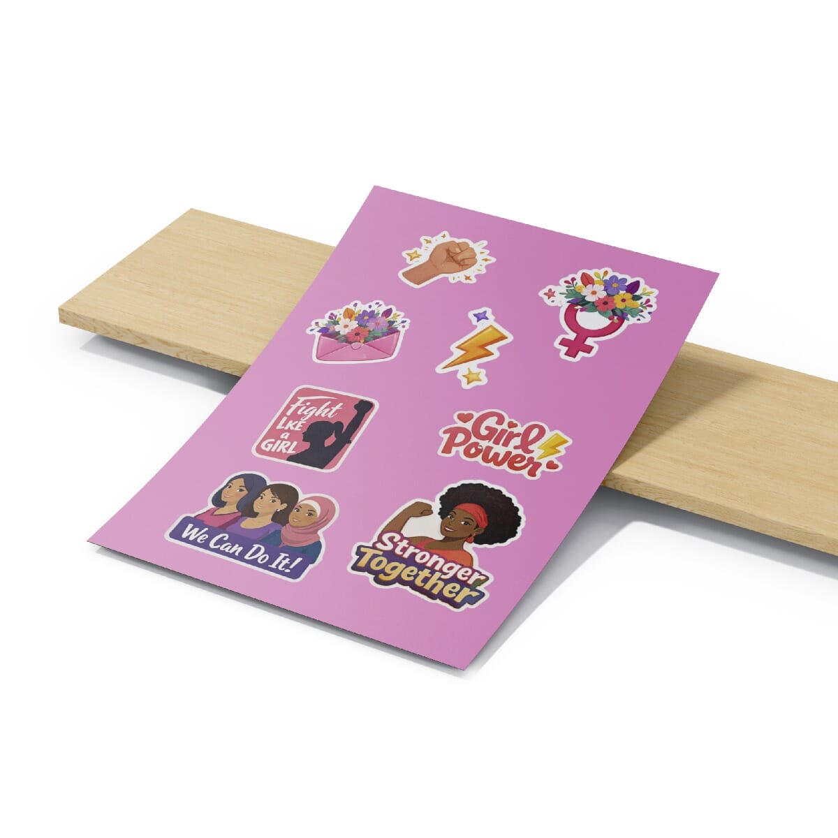 Strong Women Paper Sticker Sheet